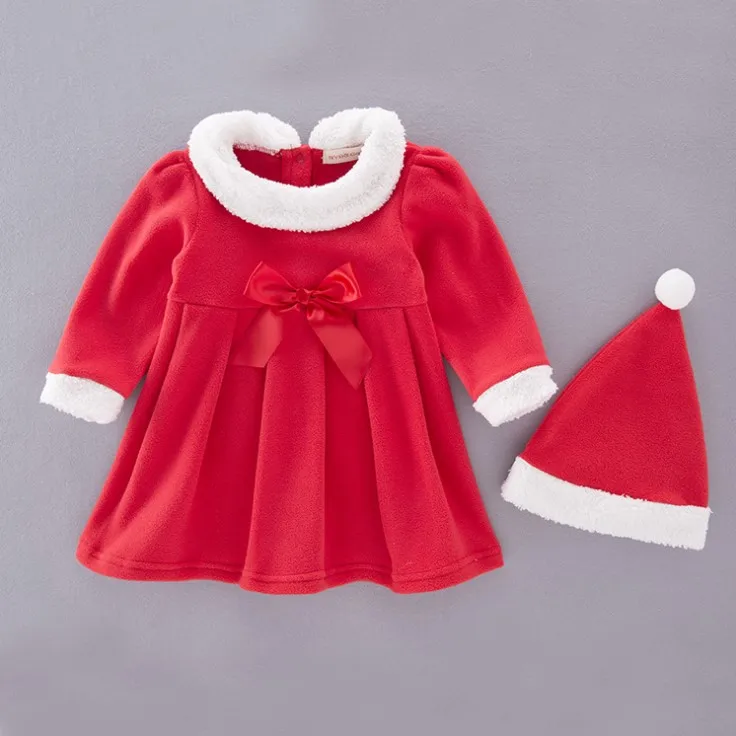 Новая коллекция рождественской одежды красивый красный комплект из 2 предметов