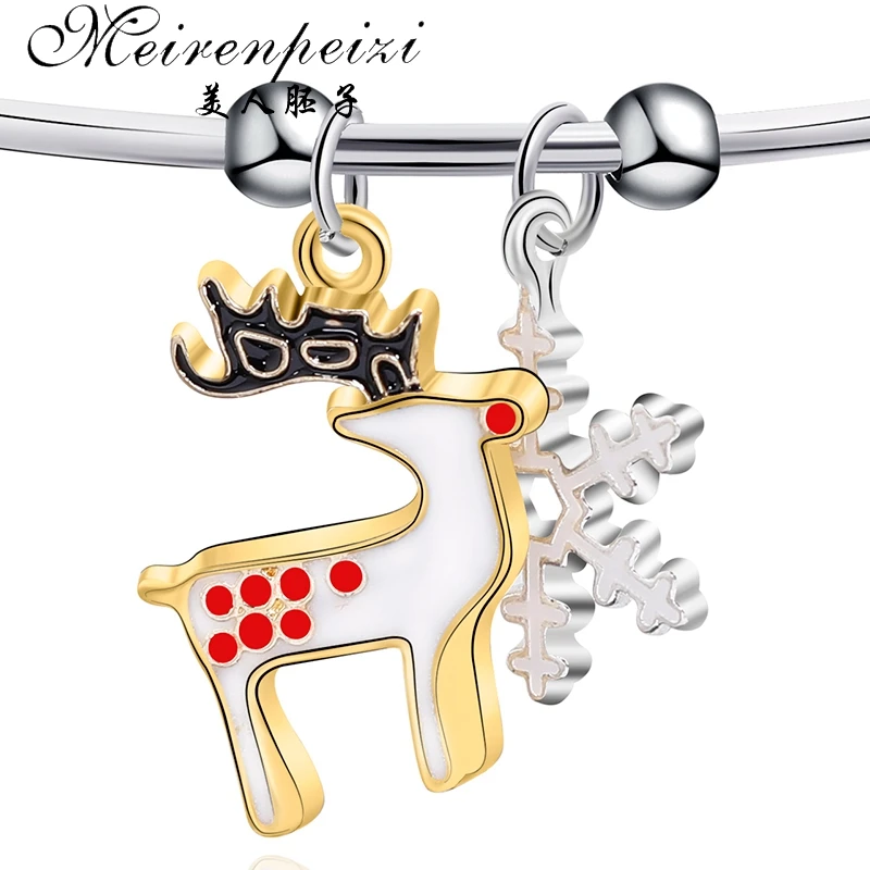 Новое поступление рождественские браслеты браслет из бисера для дочери с оленем