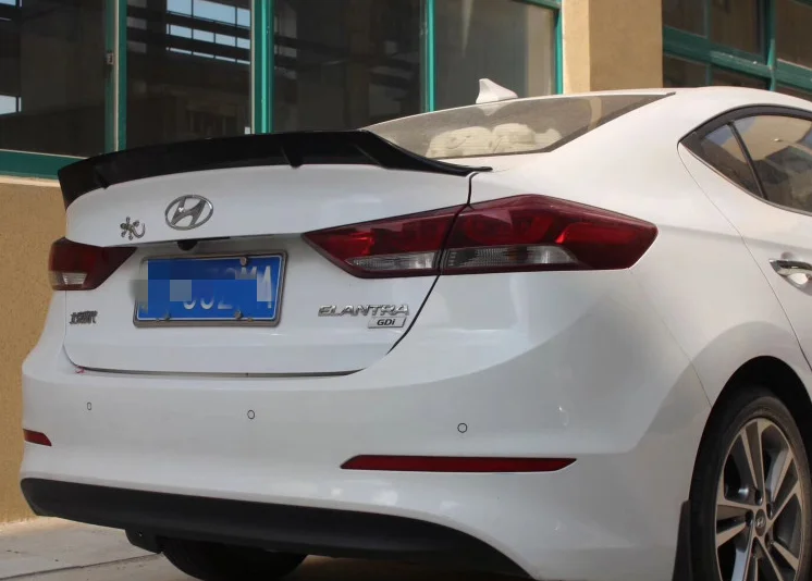 

Спойлер заднего багажника для Hyundai Elantra, стиль R, АБС-пластик, цвет праймера, задний спойлер 2017-2019