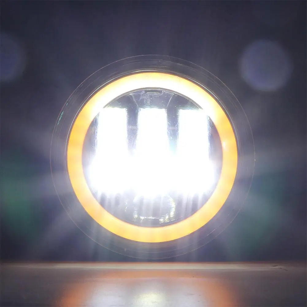 4 дюймовые 30 Вт 6000K круглые светодиодный ные Противотуманные фары из черного