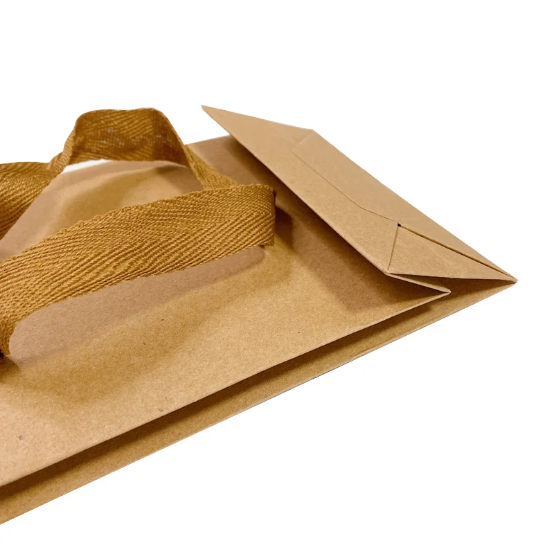 10pcs kraft paper bag vertical packaging gift party storage shopping for food clothes business 21*15*8cm wholesale | Дом и сад