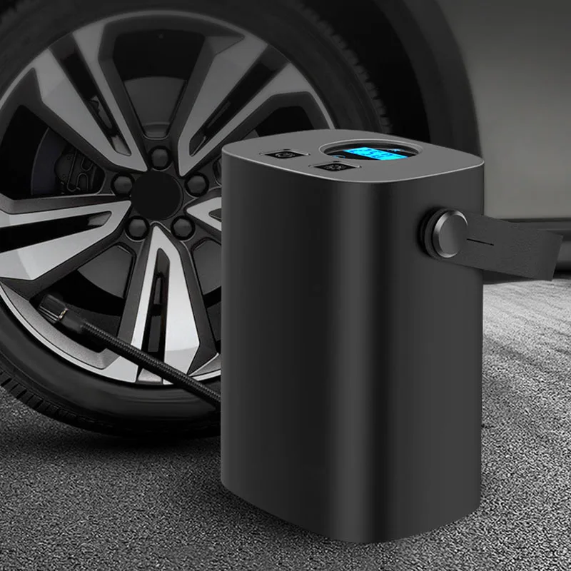 Портативный воздушный компрессор RACEFAS 12 в насос для автомобильных шин инжектор