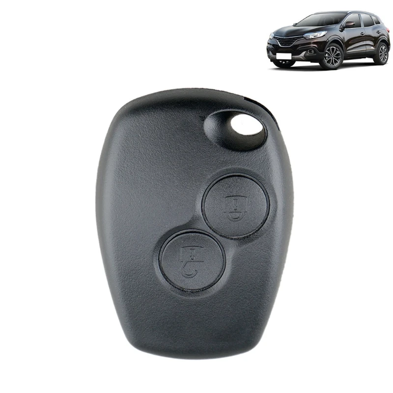 

Чехол для автомобильного ключа с 2 кнопками, чехол для автомобильного ключа с защитой от пыли, Сменный Чехол для пульта дистанционного управления Kangoo 2 Modus Clio 3 duster