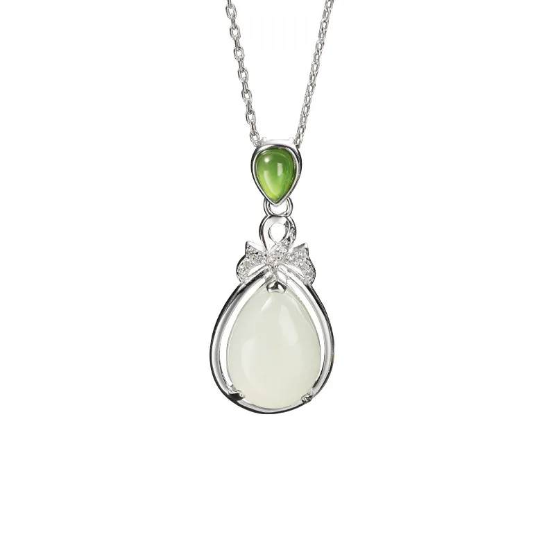 

2020 Real Rushed Asg Choker Necklace Water Droplets Clasp Pendant For Women With Ms Bai Yuyu Wek-jin And Drop Small Accessories