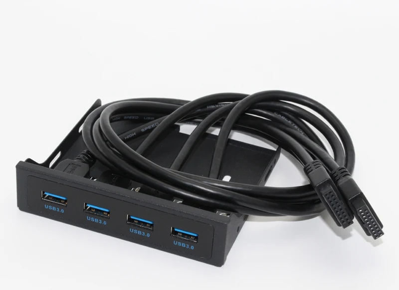 19+1 20Pin 4 Port USB 3.0 HUB Front Panel Combo Bracket Hub Adapter for PC Desktop 3.5&quot FDD Floppy Disk Drive Bay | Компьютеры и