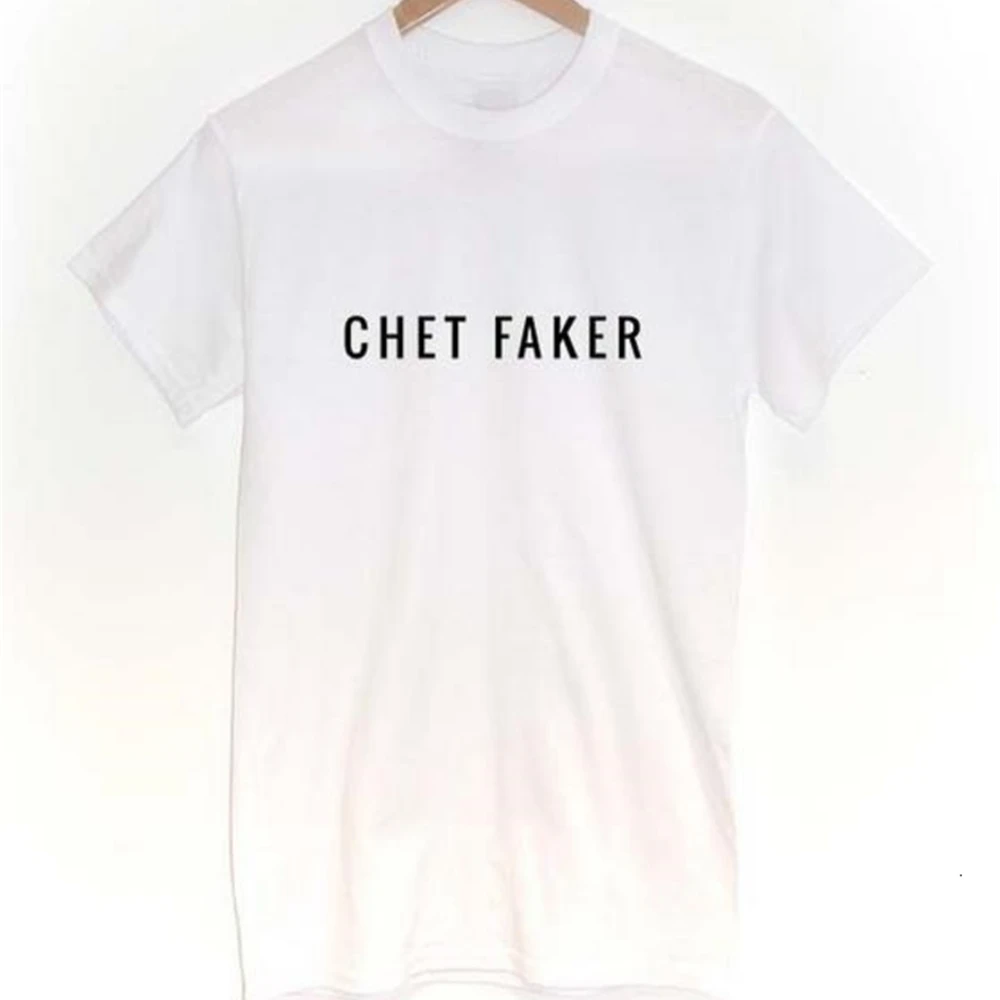 

Chet Faker Letters Print Women Tshirt Casual Funny T Shirts For Lady Top Tee Hipster Tshirts Women Direct Selling SF5L