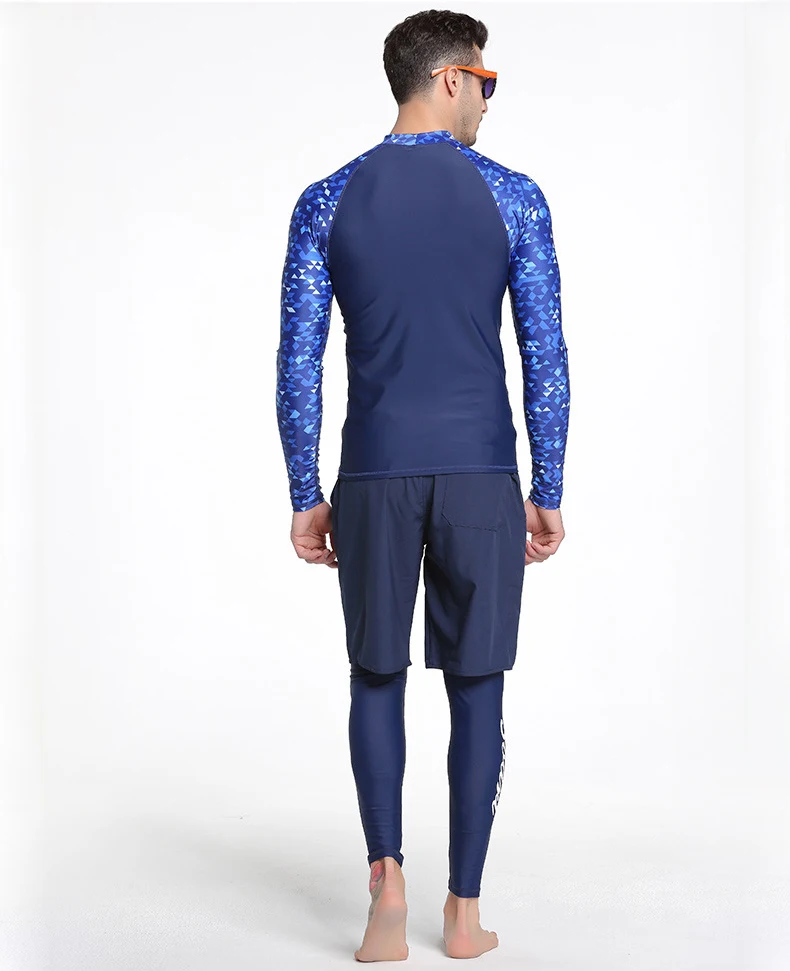 Профессиональный Rashguard плюс 3XL мужской дайвинг с длинным рукавом UV400 купальный костюм для серфинга Сноркелинг купальный костюм «Медуза» Пляжная одежда