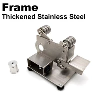 1525 stainless steel frame of small sanding machine with power wheel install 775795 motor sanding machine sanding machine