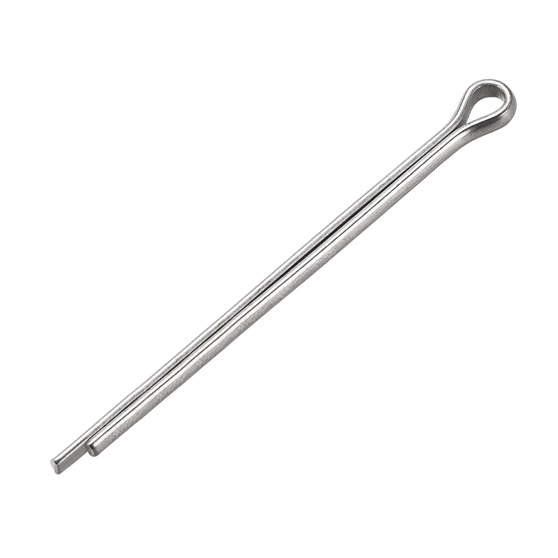 

uxcell 60Pcs Split Cotter Pin - 3mm x 50mm 304 Stainless Steel 2-Prongs Silver Tone