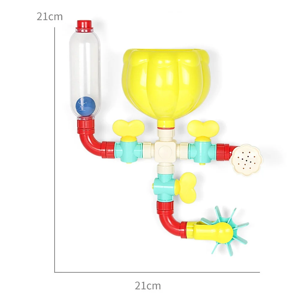 

DIY Assembly Water Pipe Waterwheel Spraying Kids Bath Play Shower Bathtub Toy