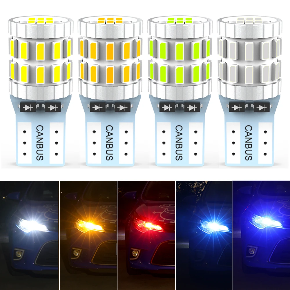 4x T10 W5W светодиодный Canbus LED лампа для очистки автомобиля парковка светильник BMW E60