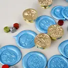 Штамп для восковой печати в стиле ретро, сменная Медная головка, винтажные принадлежности для запечатывания конвертов, для хобби, для творчества, наборы для украшения воска