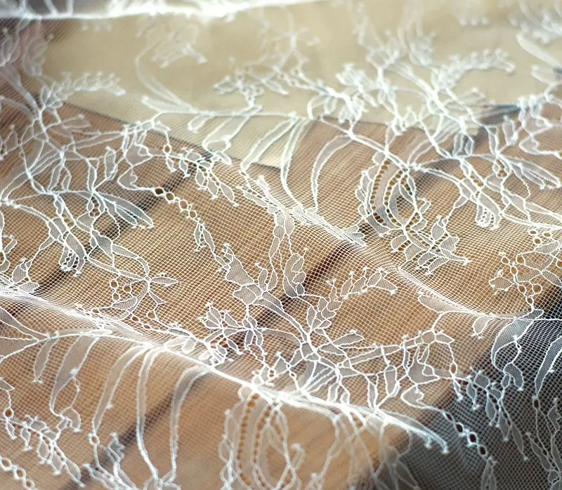 1 метр цена жесткая на ощупь французская кружевная ткань для свадебного платья