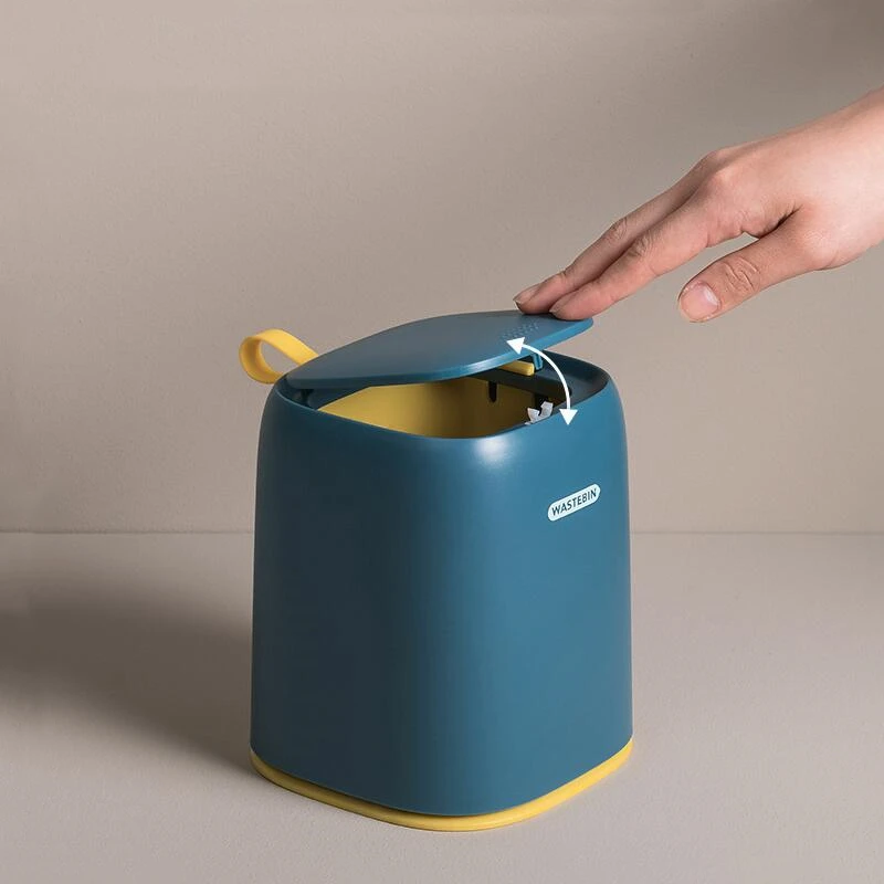 Настольный мусорный бак для дома гостиной органайзер кухни мини офисный