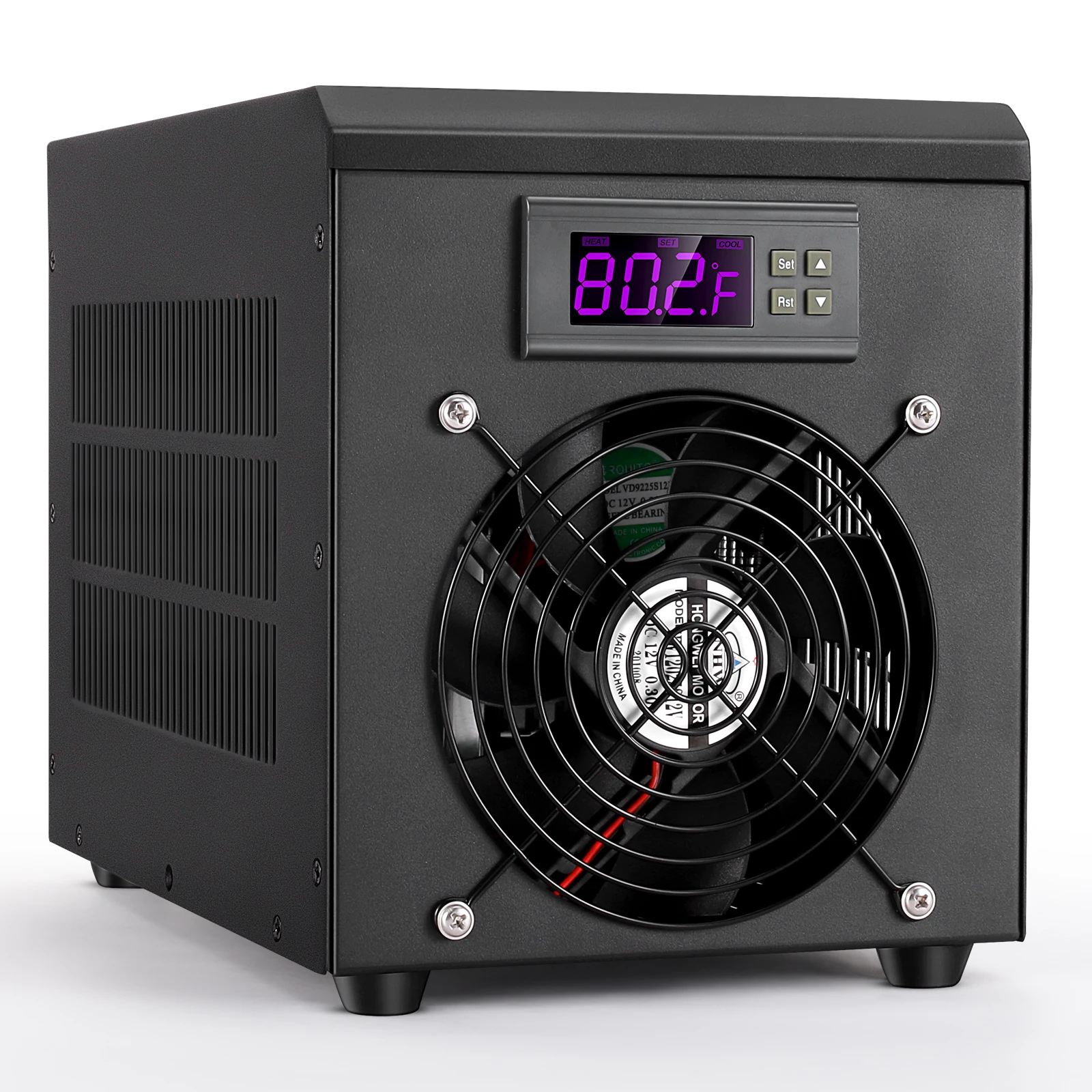

Aquarium Water Chiller 60L Fish Tank Cooler Heater System 10-40â„ƒ Temperature Setting for Home Fish Shrimp Breeding with Pump