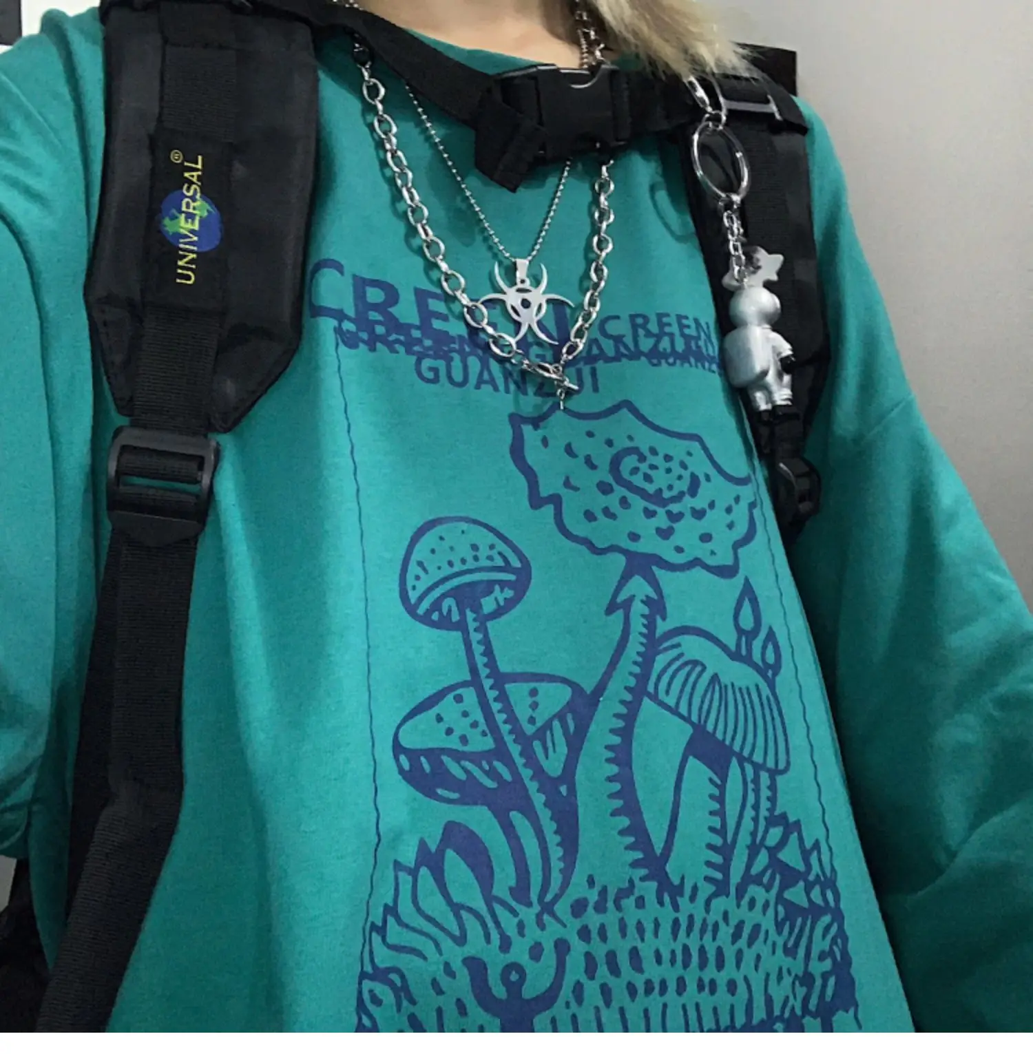 Harajuku одежда женские футболки топы в Корейском стиле Ulzzang Bf футболка с длинным рукавом с принтом для женщин Футболка