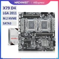 jginyue x79 motherboard lga 2011 with dual processors support core i7 xeon e5 cpu v1v2 ddr3 eccnon ecc memory ram x79 d4