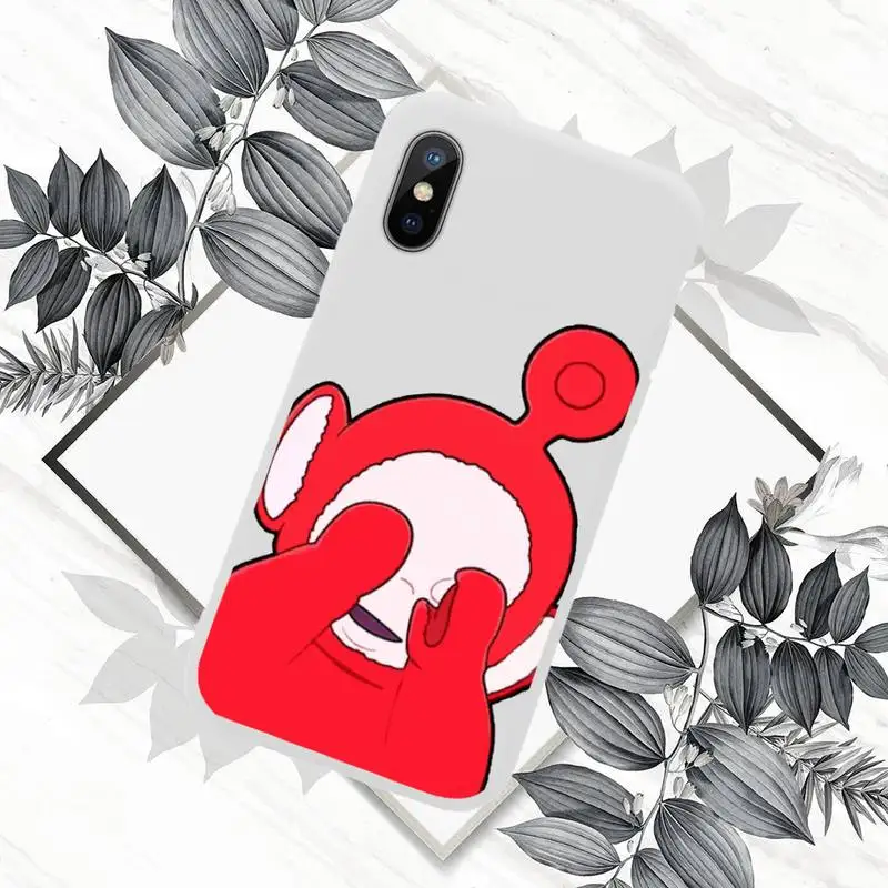 

Teletubbies fundas case for airpods Phone Case Candy Color for iPhone 6 7 8 11 12 s mini pro X XS XR MAX Plus