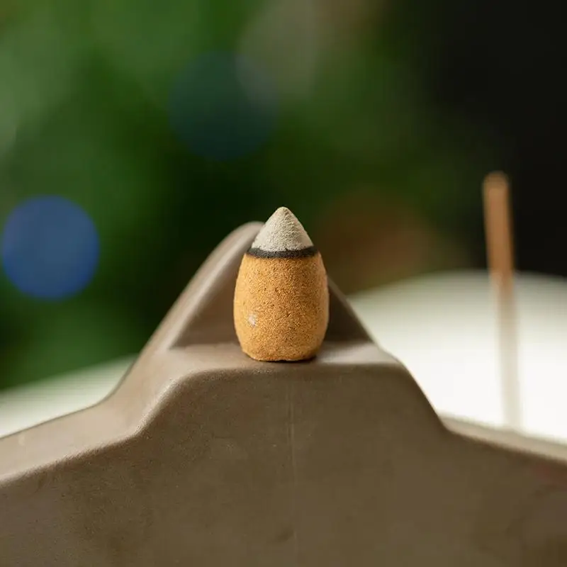 Звездная форма керамический обратный поток благовоний горелка рождественские