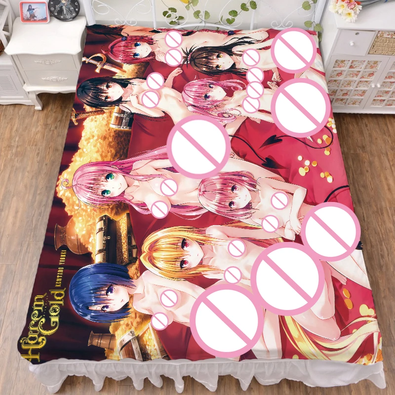 Miglior Coscase Anime Anime Giapponese Per Amare Ru Yuuki Eve Momo Nana Lenzuolo In Fibra Di Latte Coperta Di Flanella Trapunta Estiva 150X200CM