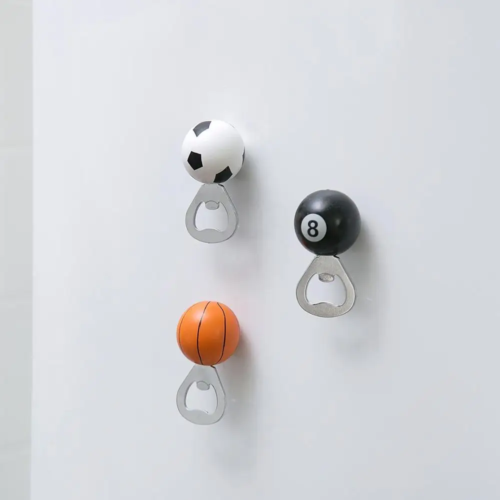 

Бытовая сферическая открывалка для бутылок, многофункциональная креативная наклейка на холодильник, открывалка для пивных бутылок, открыв...