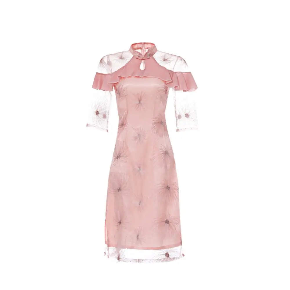 Женское кружевное платье Ципао для свадебной вечеринки 2019 | Тематическая одежда