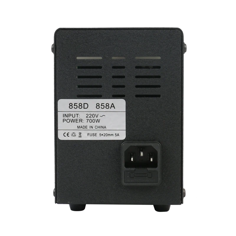 700 Вт 858D паяльная станция СВЕТОДИОДНЫЙ Цифровой паяльник для распайки BGA пистолет