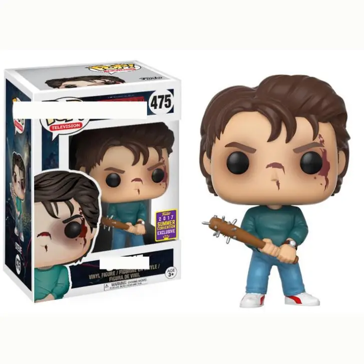 Фигурка действия Funko POP Anime Stranger Things Season 3 Dustin Snowball Dance PVC Steve Eleven Collection Toys для детей.
