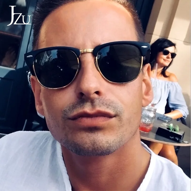 JZU 2019 модные поляризационные солнцезащитные очки для мужчин и женщин унисекс