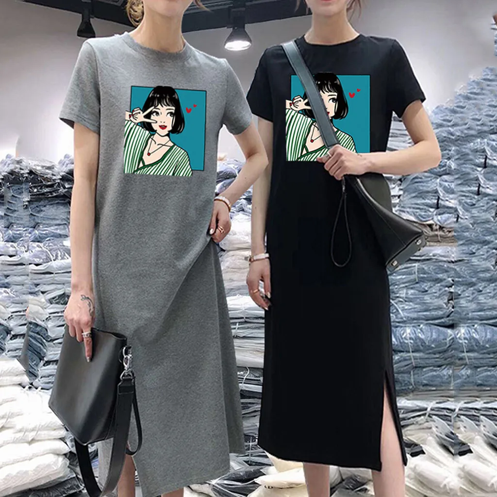 Женское платье футболка макси летнее пляжное в стиле бохо пикантные вечерние