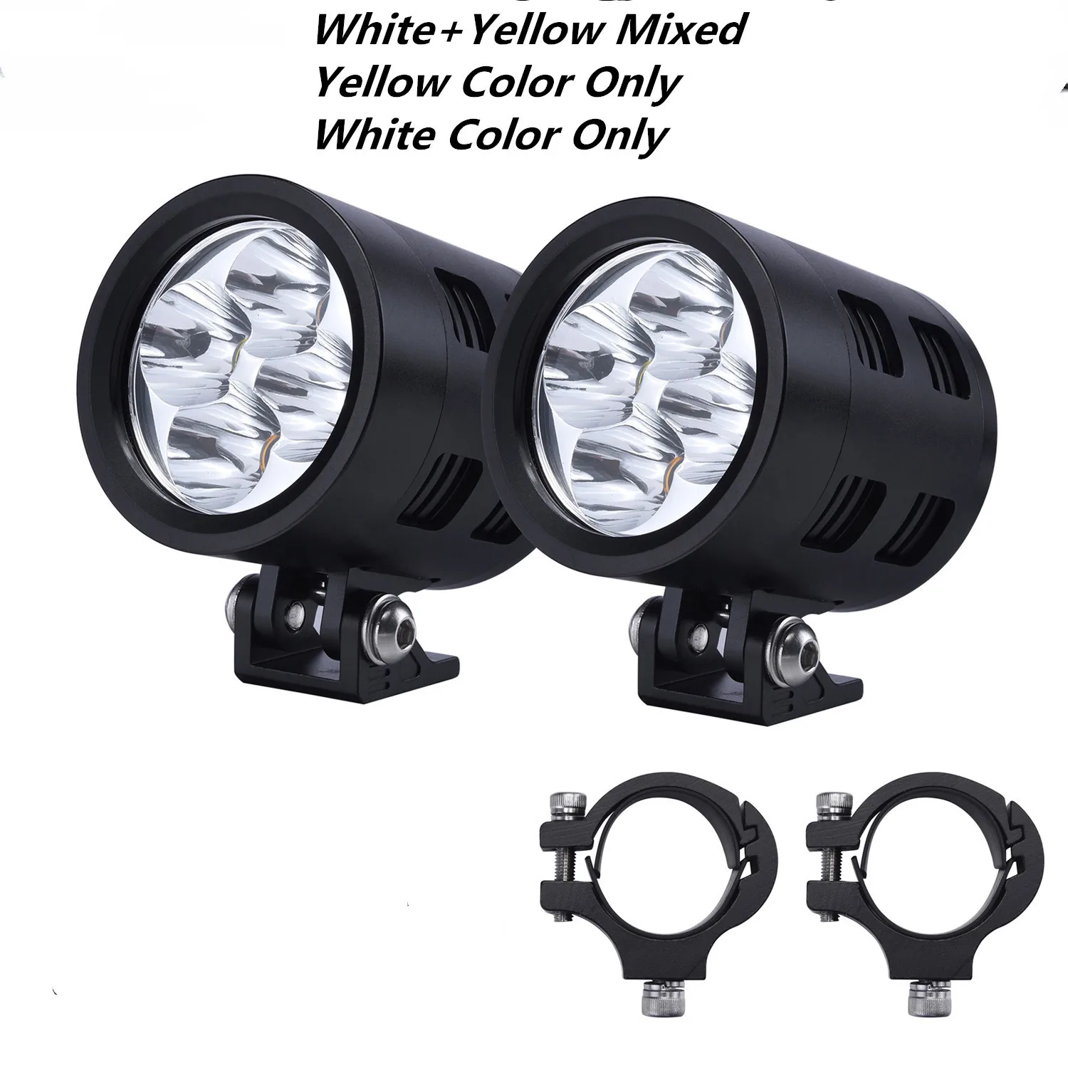 High beam working 60 Вт мотоциклетный головной светильник мотоцикл 7200LM Высокий Низкий Луч вспышка Motos XML U3 светодиодный водонепроницаемый для вождения автомобиля противотуманный точечный светильник - Цвет: High beam working