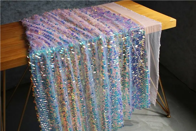 Праздничные лазерные блестящие аксессуары для свадебных платьев TX1314 1 ярд в