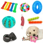 Игрушки для собак, для маленьких и средних собак, молярный очиститель зубов, игрушка-пищалка для дрессировки, жевательная игрушка для собак игрушки пищащие, товары для питомцев, для щенков 30
