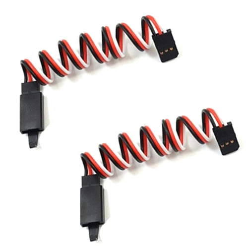 

100Pcs 100cm 3Ways 30 Core Filaments Extension Leads Wire With Anti Shedding Hook For Airplane Model Serve Motor Black-Red-White