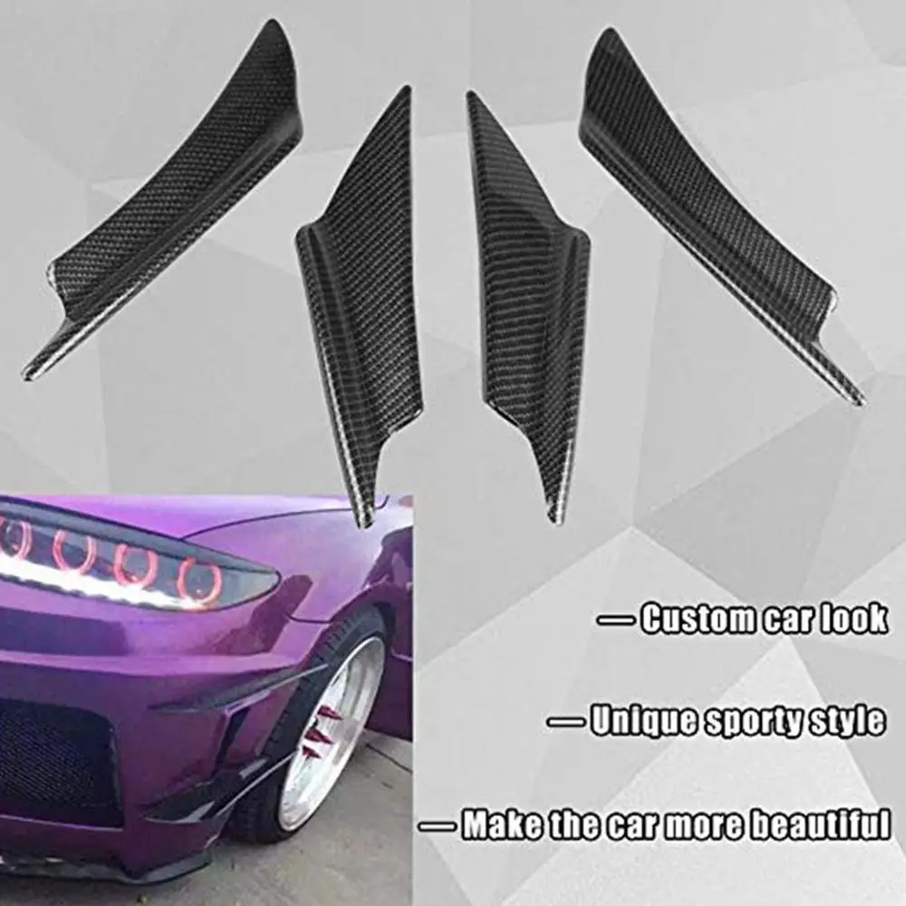 Автомобильный бампер ветровой нож спойлер из углеродного волокна для BMW 530Li 335i 750i