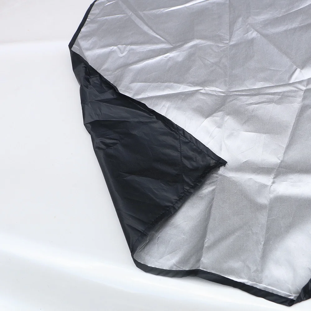 

FORAUTO Silver Cloth Snow Sun Shade Auto Car Sunshade Car Sun Protector Waterproof Dust Cover Strong Magnetic Car Covers