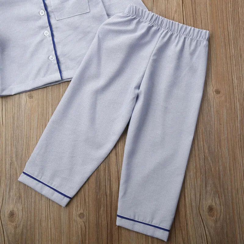 От 1 до 6 лет комплекты одежды для маленьких девочек зимние пижамы однотонные топы