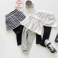 2 8t toddler kid baby girls pants elegant skinny stretch culottes cute sweet autumn winter infant childrens trousers clothing