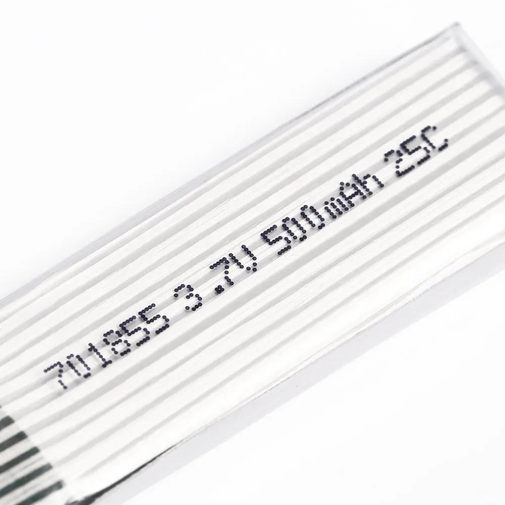 1 шт. 3,7 V 500mAh 25C Lipo батарея модель 701855 с JST разъем для FPV RC