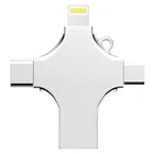 Флеш-накопитель USB 128, USB Type-C, 32 ГБ, 64 ГБ, 16 ГБ, 256 ГБ, для iPhone, Android, ноутбуков