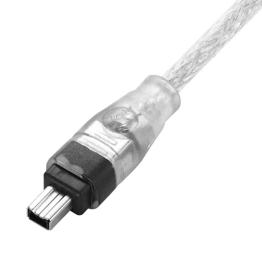 Bochara 1 5 м 5ft USB2.0 мужчина к 4Pin Firewire IEEE1394 Мужской кабель Фольга + Плетеный