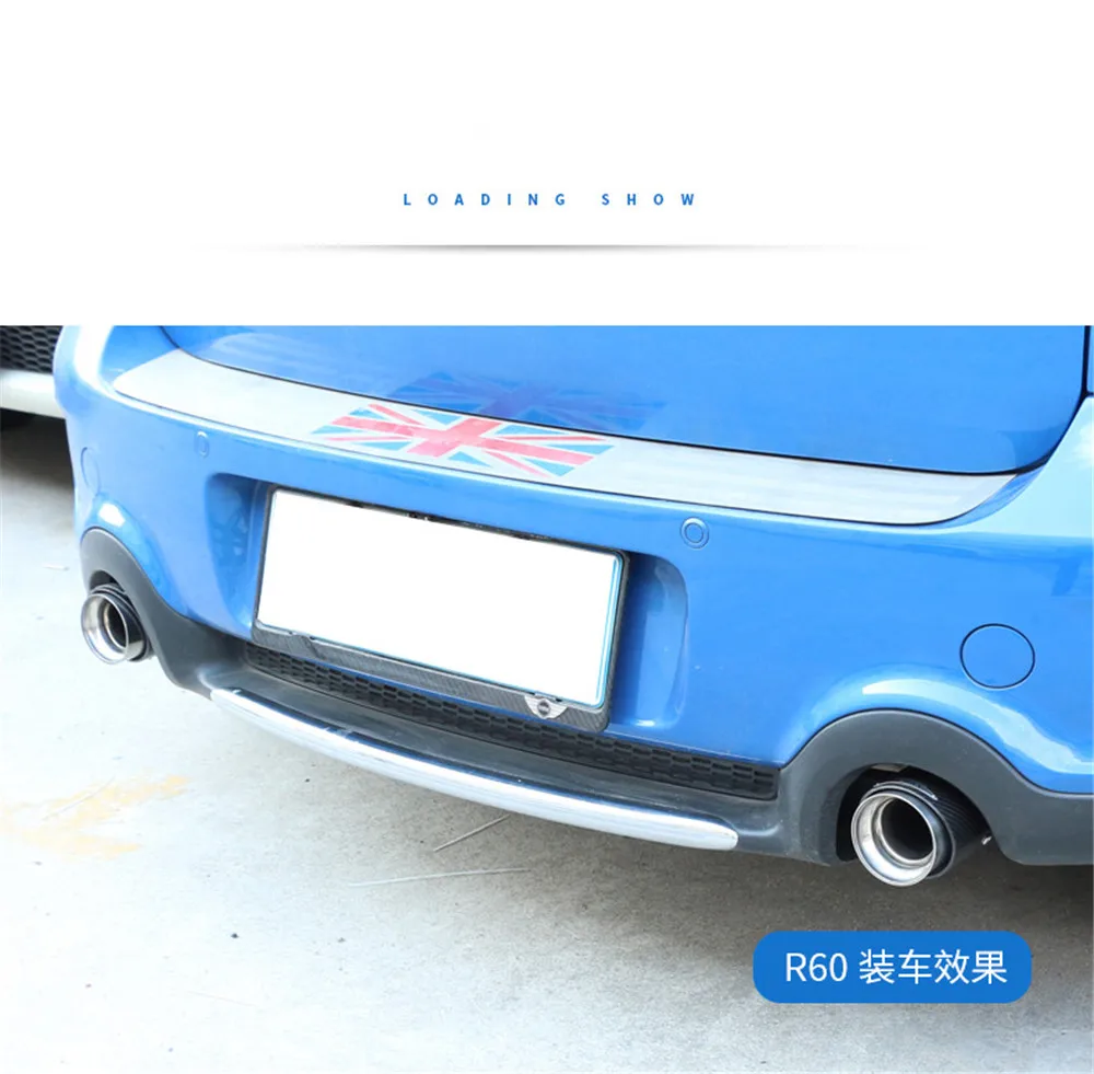 1 шт. 3K углеродный высококачественный глушитель выхлопных газов для MINI Cooper S R55 R56