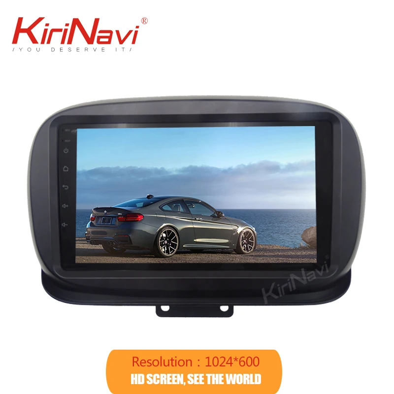 Kirinavi Android 9,0 4+ 64 GB/8 GB/core " мультимедийный автомобильный DVD плеер для Fiat 500X помощи при парковке головное устройство авто радио навигации gps