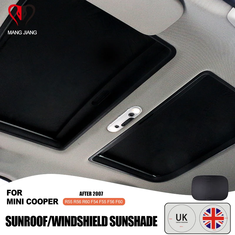 Sunroof Shade Windshield Anti UV Window For Mini Cooper R55 R56 F54 F60 Car Foldable Cover Visor Protec Auto Parasol Accessories