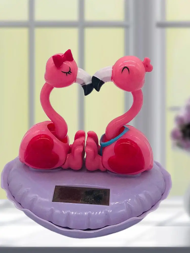 Кукла с качающейся головой на солнечной батарее украшение для автомобиля