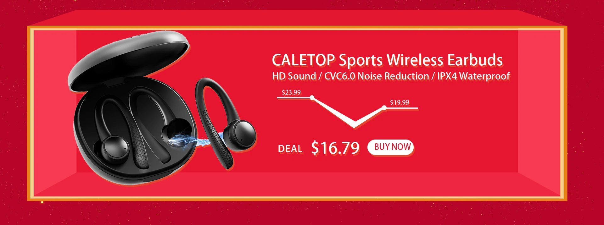 Беспроводные спортивные наушники TWS Bluetooth 5,0 наушники с ушным крюком для бега с шумоподавлением стерео наушники с микрофоном IPX4 водонепроницаемые