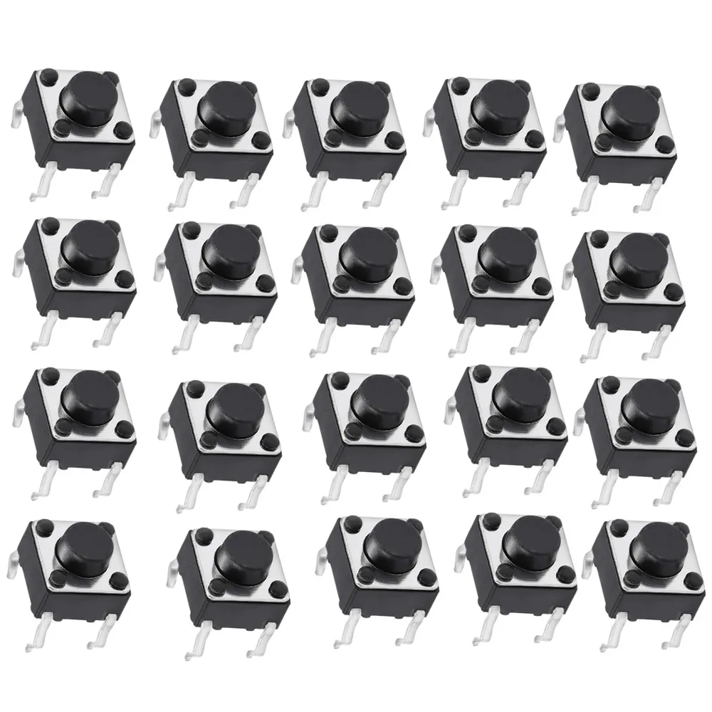Кнопочный мини переключатель совместимый с макетом (Упаковка из 20