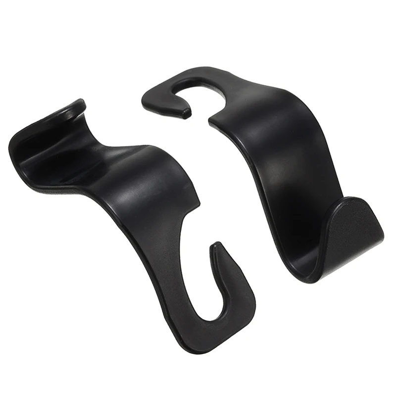 Новая пара черная Универсальная автомобильная вешалка органайзер для сумок