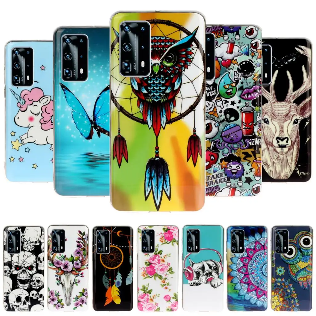 Мягкий силиконовый чехол с перьями для funda Xiaomi 10 Pro Capa Mi Redmi Note 8 Hongmi 7A CC9 HM K20 7 CC9E