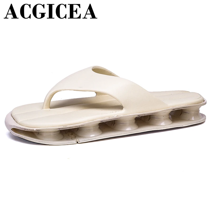 

New Arrivals Men's Summer Flip Flops Slip On Breathable Water Beach Sandal Lightweight Men Slippers Summer Slides Big Size 38-45